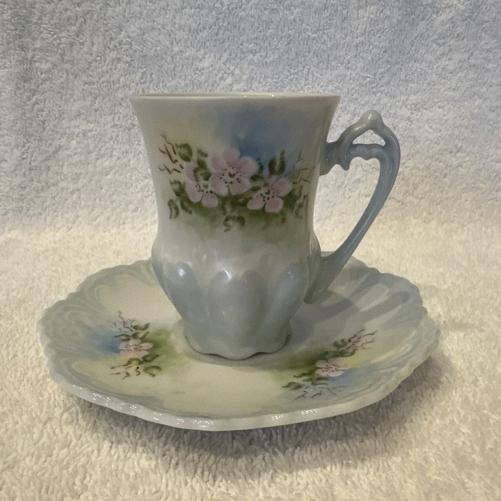 North Dakota Prairie Rose Tea Cup 3x2.25